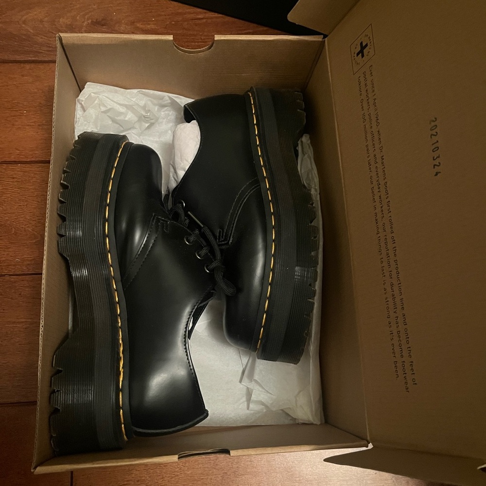 Dr.Marten short platform boot/shoe.